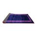 Sideview of Abstract Purple Modern Rug, abs5399pur