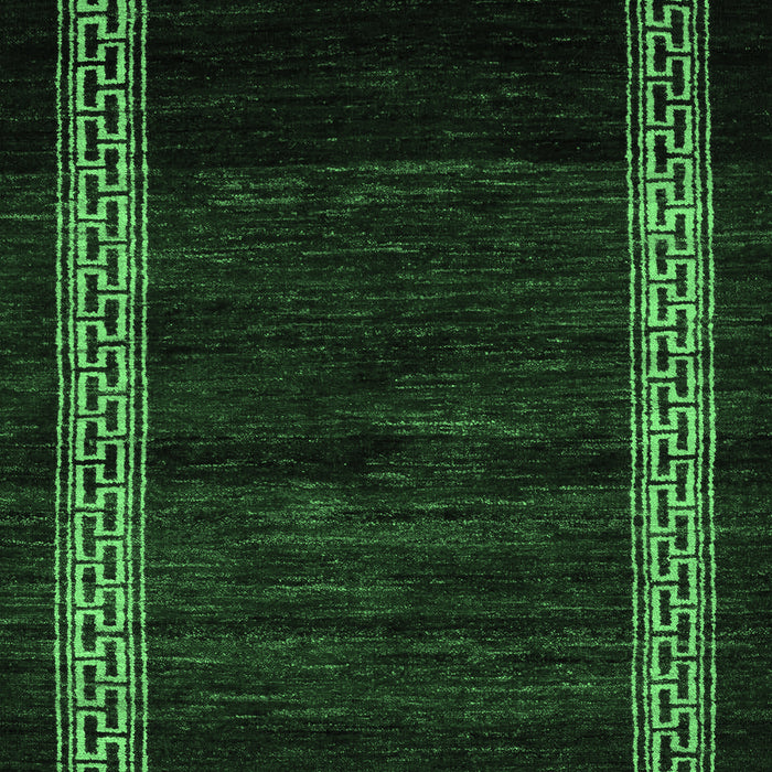 Abstract Emerald Green Modern Rug, abs5399emgrn