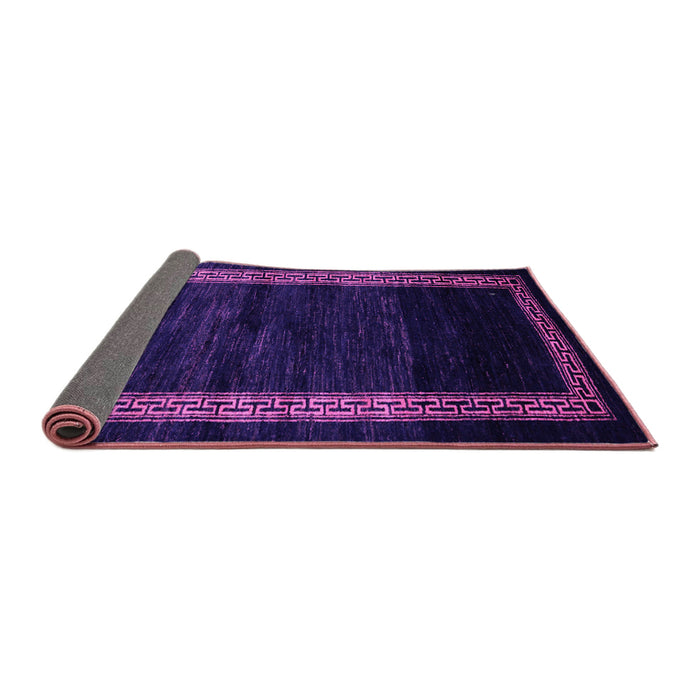 Sideview of Abstract Pink Modern Rug, abs5399pnk