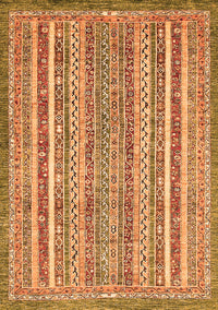 Abstract Orange Modern Rug, abs539org