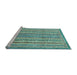 Sideview of Machine Washable Abstract Light Blue Modern Rug, wshabs539lblu