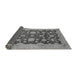 Sideview of Abstract Gray Modern Rug, abs53gry