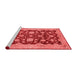 Modern Red Washable Rugs