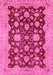 Abstract Pink Modern Rug, abs53pnk