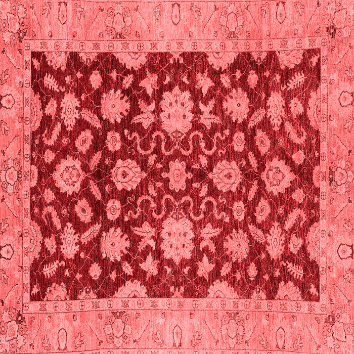 Abstract Red Modern Rug, abs53red