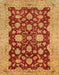 Abstract Orange Modern Rug, abs53