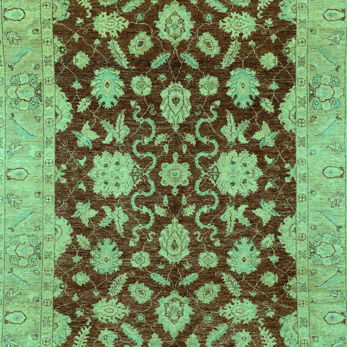 Machine Washable Abstract Turquoise Modern Area Rugs, wshabs53turq