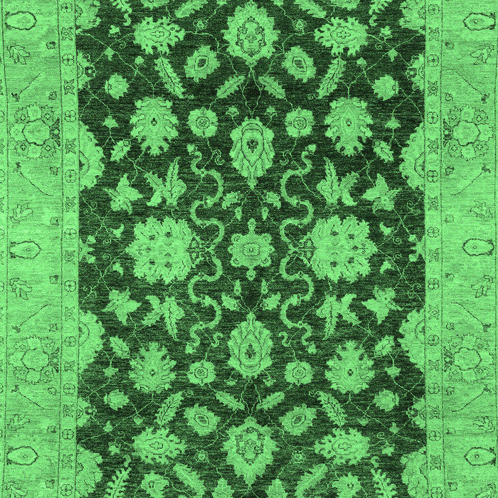 Abstract Emerald Green Modern Rug, abs53emgrn