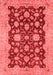 Abstract Red Modern Area Rugs