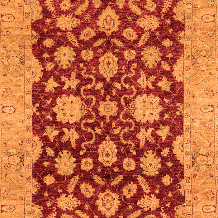 Machine Washable Abstract Orange Modern Area Rugs, wshabs53org