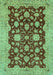 Abstract Turquoise Modern Rug, abs53turq