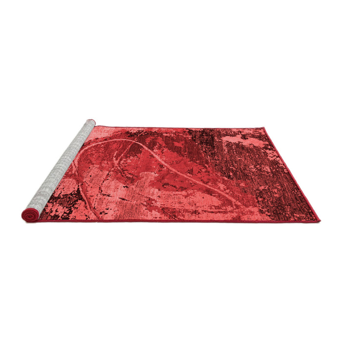 Modern Red Washable Rugs