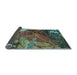 Sideview of Abstract Light Blue Modern Rug, abs5400lblu