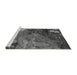 Sideview of Machine Washable Abstract Gray Modern Rug, wshabs5400gry