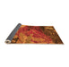 Sideview of Abstract Orange Modern Rug, abs5400org