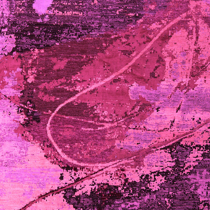 Machine Washable Abstract Pink Modern Rug, wshabs5400pnk