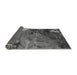 Sideview of Abstract Gray Modern Rug, abs5400gry