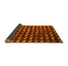 Sideview of Abstract Yellow Modern Rug, abs5401yw