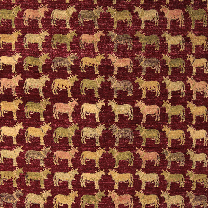 Abstract Brown Modern Rug, abs5401brn