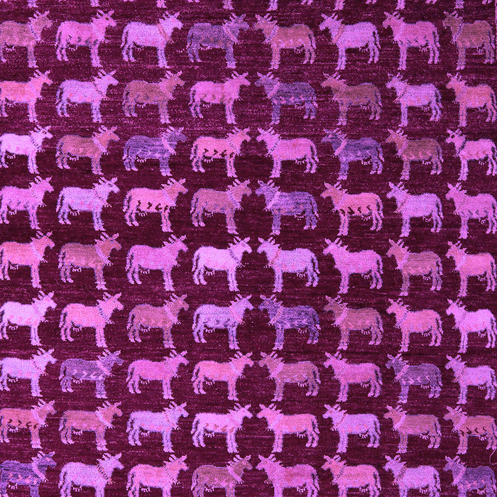 Machine Washable Abstract Purple Modern Area Rugs, wshabs5401pur