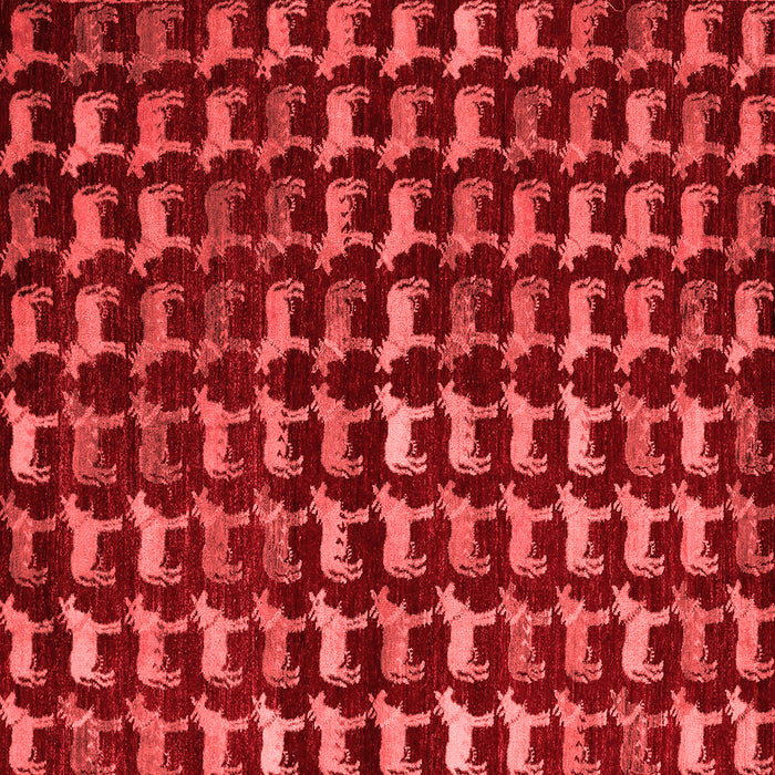 Abstract Red Modern Rug, abs5401red