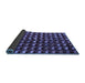 Sideview of Abstract Blue Modern Rug, abs5401blu