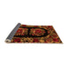 Sideview of Medallion Orange French Rug, abs5402org