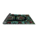 Sideview of Medallion Light Blue French Rug, abs5402lblu