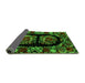 Sideview of Medallion Green French Rug, abs5402grn