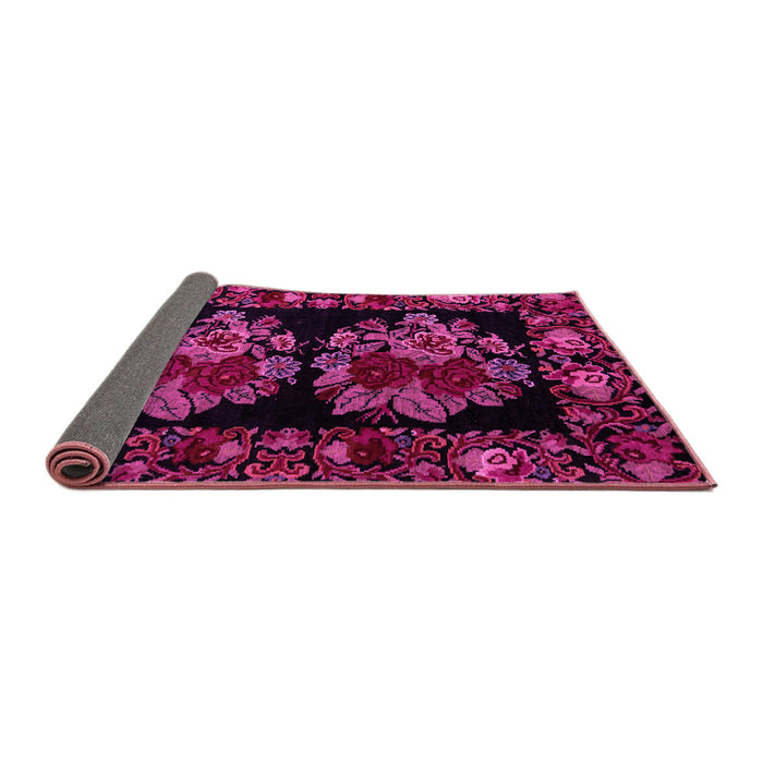 Sideview of Medallion Pink French Rug, abs5403pnk