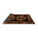 Sideview of Medallion Brown French Rug, abs5403brn