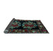 Sideview of Medallion Light Blue French Rug, abs5403lblu