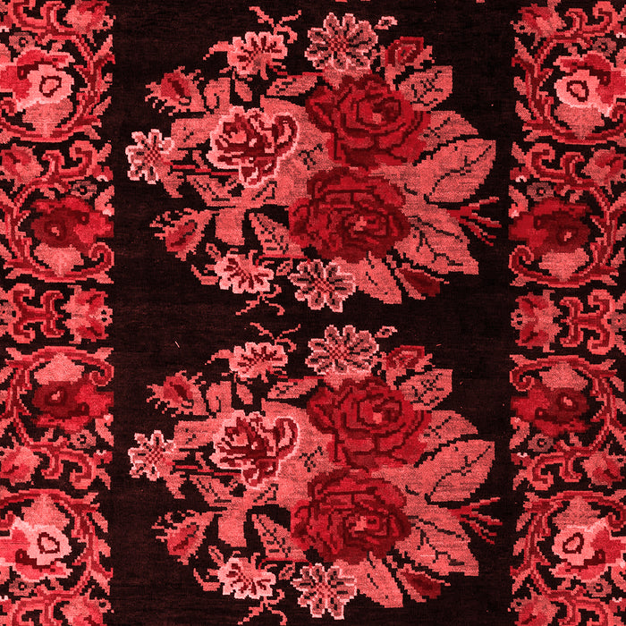 Medallion Red French Area Rugs