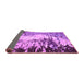 Sideview of Abstract Purple Modern Rug, abs5404pur