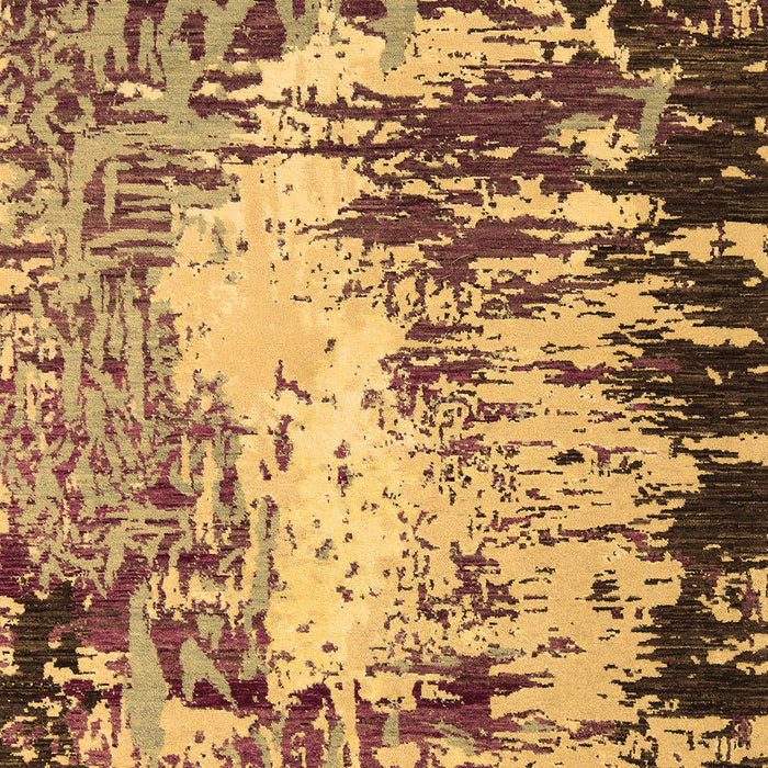 Abstract Brown Modern Rug, abs5404brn