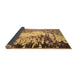 Sideview of Abstract Brown Modern Rug, abs5404brn