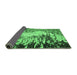 Sideview of Abstract Emerald Green Modern Rug, abs5404emgrn