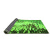 Sideview of Abstract Green Modern Rug, abs5404grn