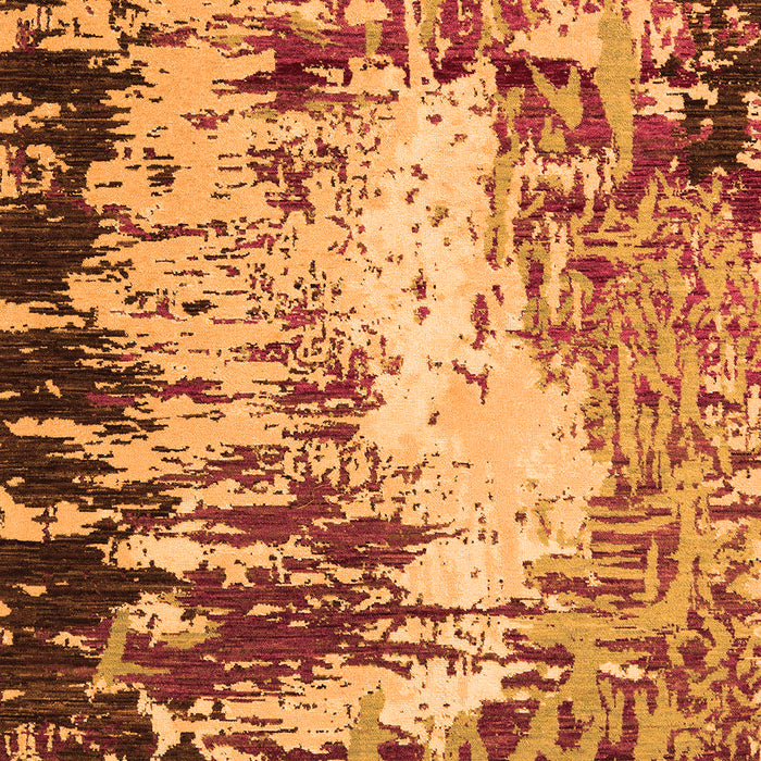 Abstract Orange Modern Rug, abs5404org