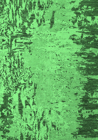 Abstract Emerald Green Modern Rug, abs5405emgrn