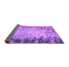 Sideview of Abstract Purple Modern Rug, abs5405pur