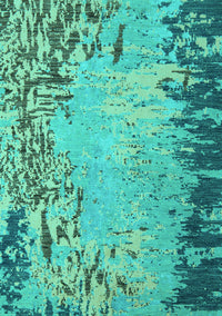 Abstract Turquoise Modern Rug, abs5405turq