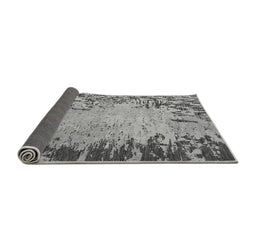 Sideview of Abstract Gray Modern Rug, abs5405gry