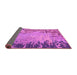 Sideview of Abstract Pink Modern Rug, abs5405pnk