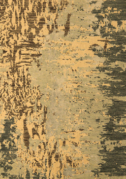 Abstract Brown Modern Rug, abs5405brn