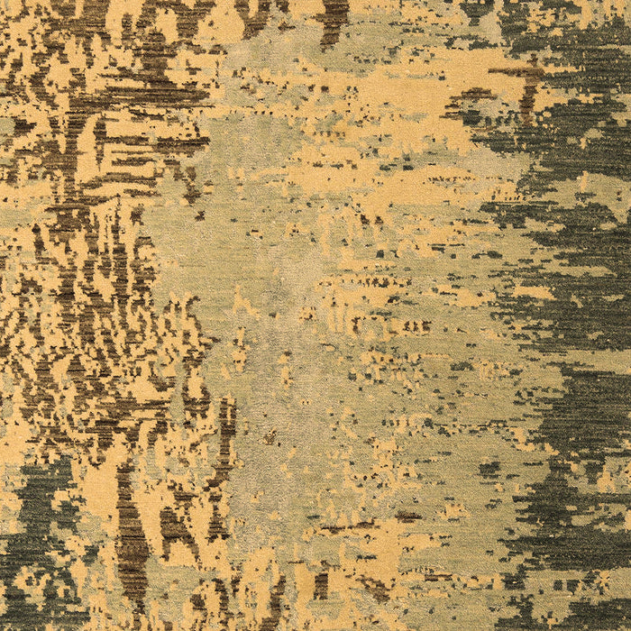 Machine Washable Abstract Brown Modern Rug, wshabs5405brn