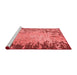 Modern Red Washable Rugs