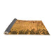 Sideview of Abstract Orange Modern Rug, abs5405org