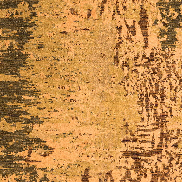 Machine Washable Abstract Orange Modern Area Rugs, wshabs5405org