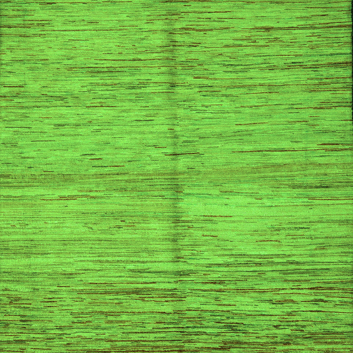 Square Machine Washable Abstract Green Modern Area Rugs, wshabs5406grn